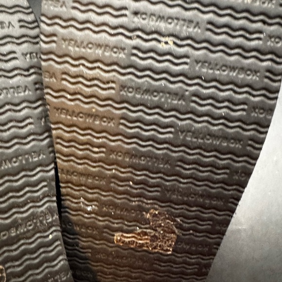 Yellow Box Flip Flops Fayne Women's Blue & Silver Metallic Comfort Sandals SZ 7 - Picture 13 of 16